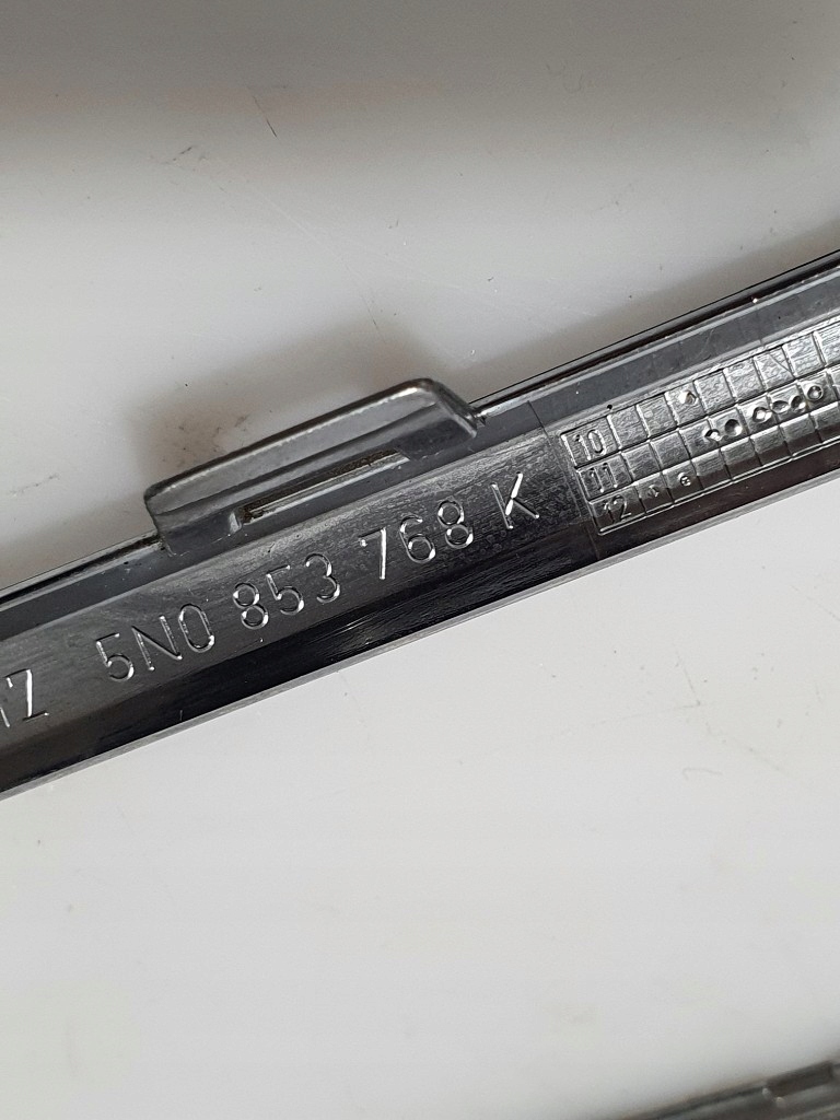 фото №10, Vw tiguan 5n накладки решітка решітка передній хром 5n0853767j 5n0853768h