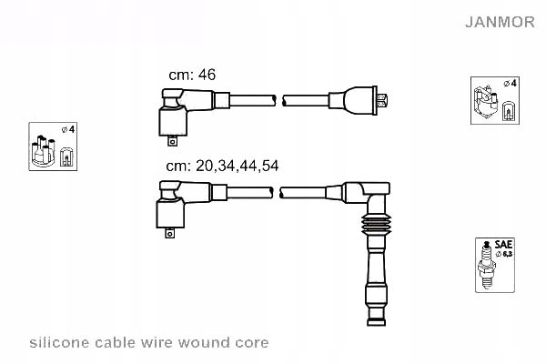 фото №2, Дроти запалювання kpl. opel janmor