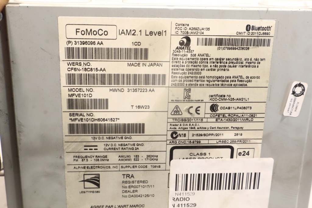 фото №7, Радіо volvo v40 ii lift