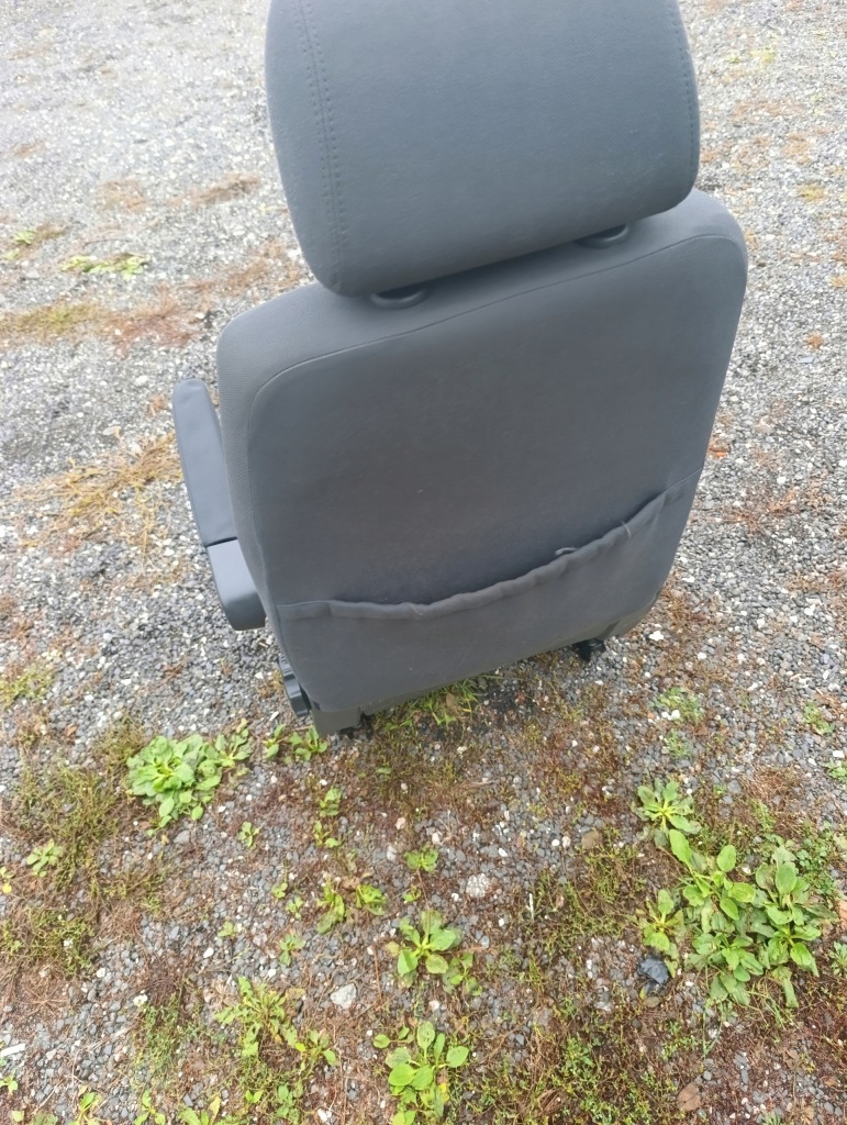 фото №9, Vw t5 сидіння пасажира з підлокітники антрацит