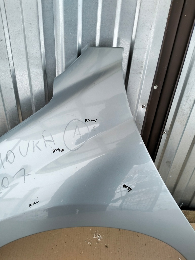 фото №8, Крила лівий перед peugeot 207 оригінал лак kgzd