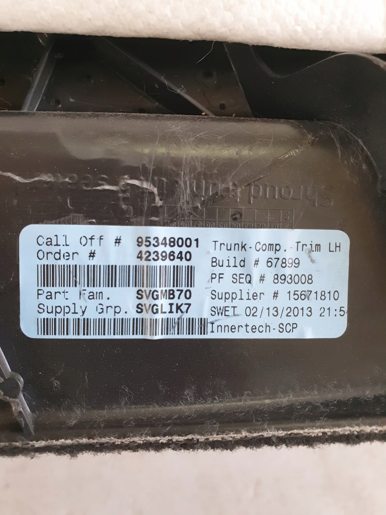 фото №6, Обшивка багажника лівий bmw x5 e70