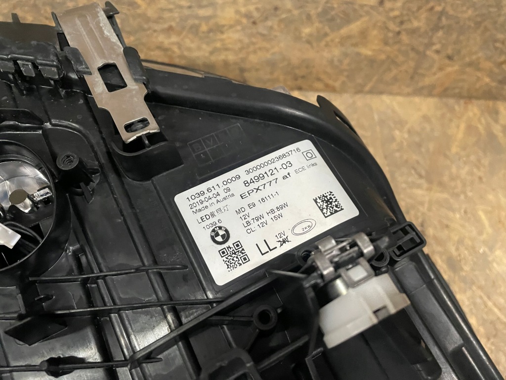 Bmw 5 g30 g31 фара ліва адаптивний led ліве euro оригінал. 8499121 Ціна