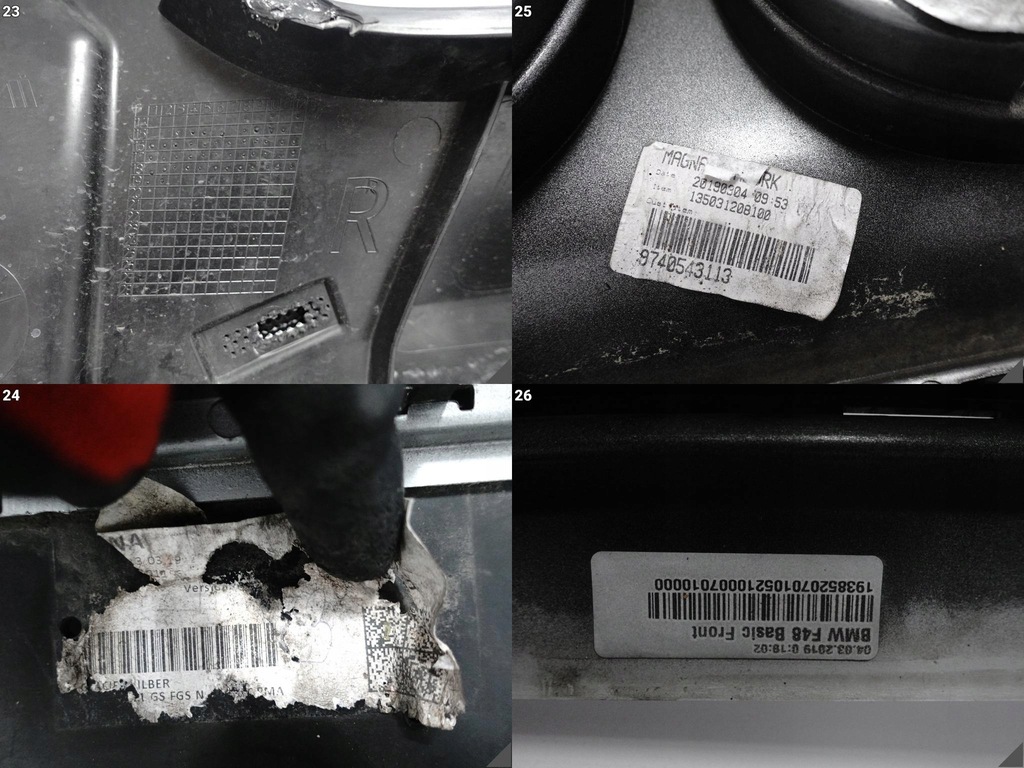 фото №12, Bmw x1 f48 обычный 15-19 бампер бампер + спойлер + заглушка перед pdc