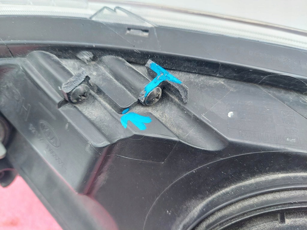 фото №7, Kia rio iii 12- лампа права перед лінза + led