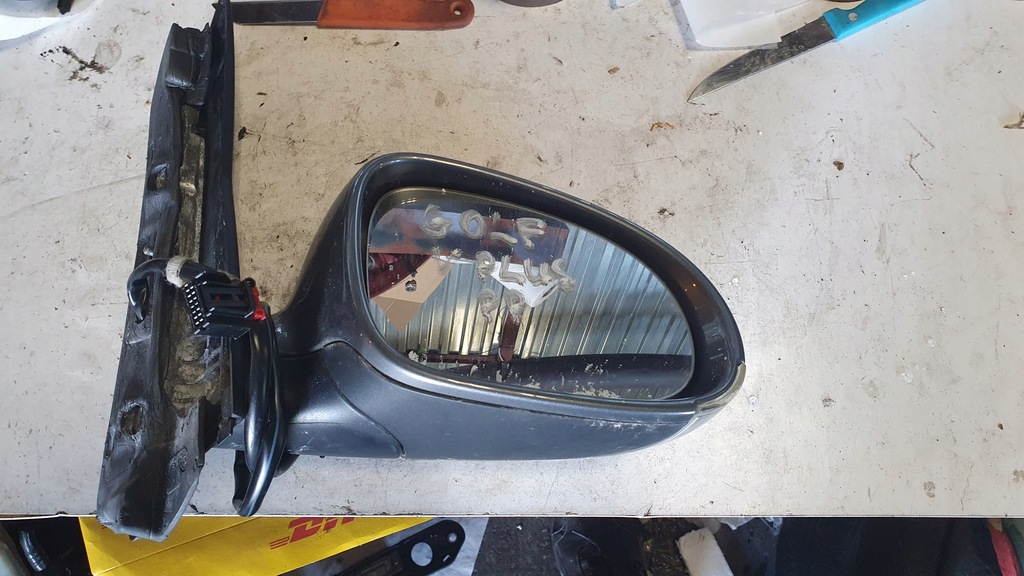 фото №1, Дзеркало праве vw golf v plus 9 pin la7t