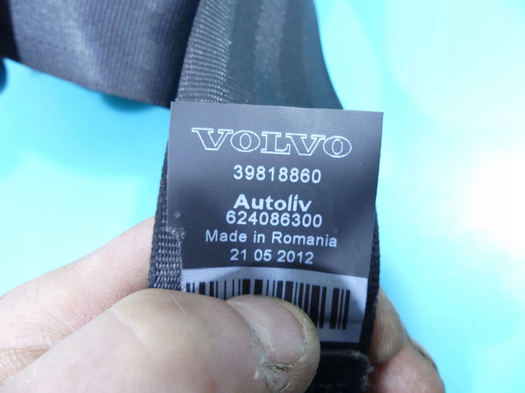 фото №8, Pas безопасности задняя правый volvo v60 i 10-18