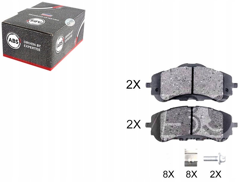 фото №1, A.b.s. тормозные колодки тормозные peugeot 308 ii 13- перед a