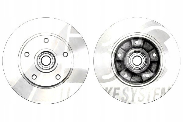 2 x a.b.s. диск тормозной. renault megane 3 09- t с Разборки
