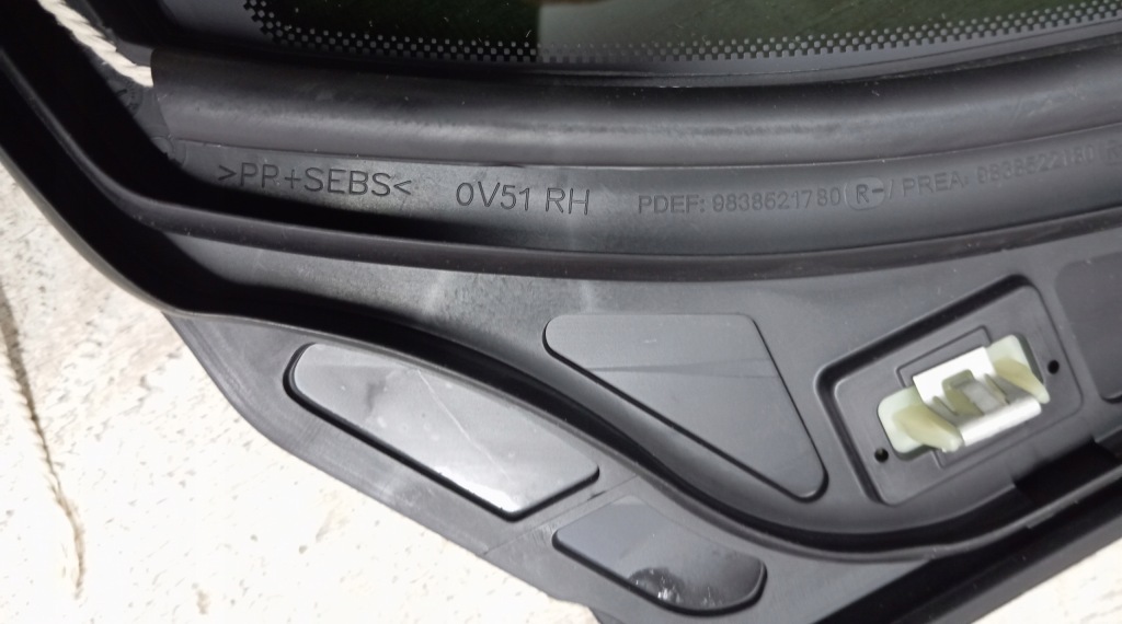 фото №7, Направляющая стекло opel astra l 9838521780 nowa оригинал