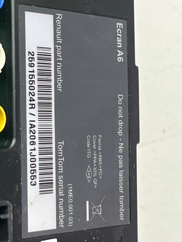 фото №11, Дисплей радио renault clio iii megane iii