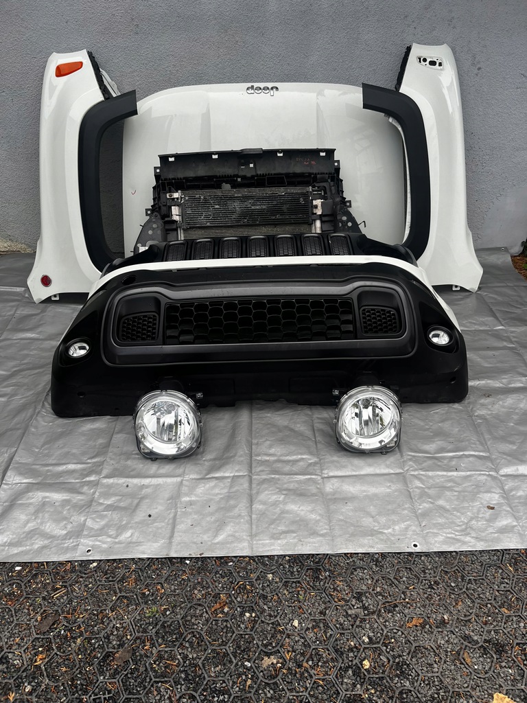 фото №6, Jeep renegade trailhawk бампер капот перед kompletny 2014-18r автоматическая коробка передач