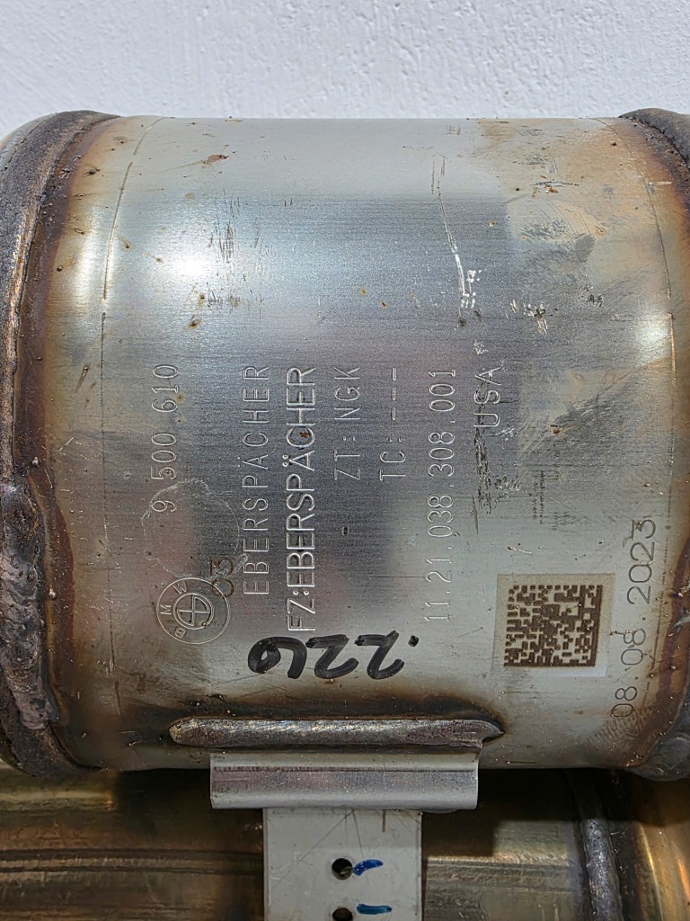 фото №8, Гаситель катализатор выхлоп bmw x3m f97 x3 g01 8089452