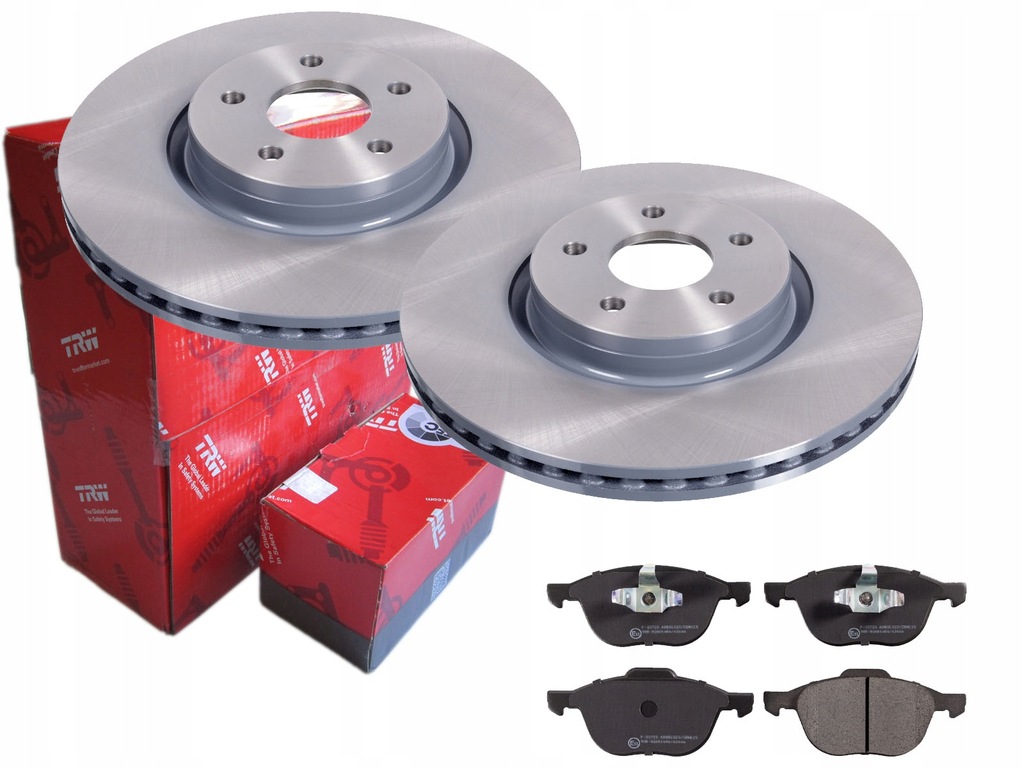 фото №1, Тормозные диски тормозные колодки trw перед ford focus mk3 st 320mm