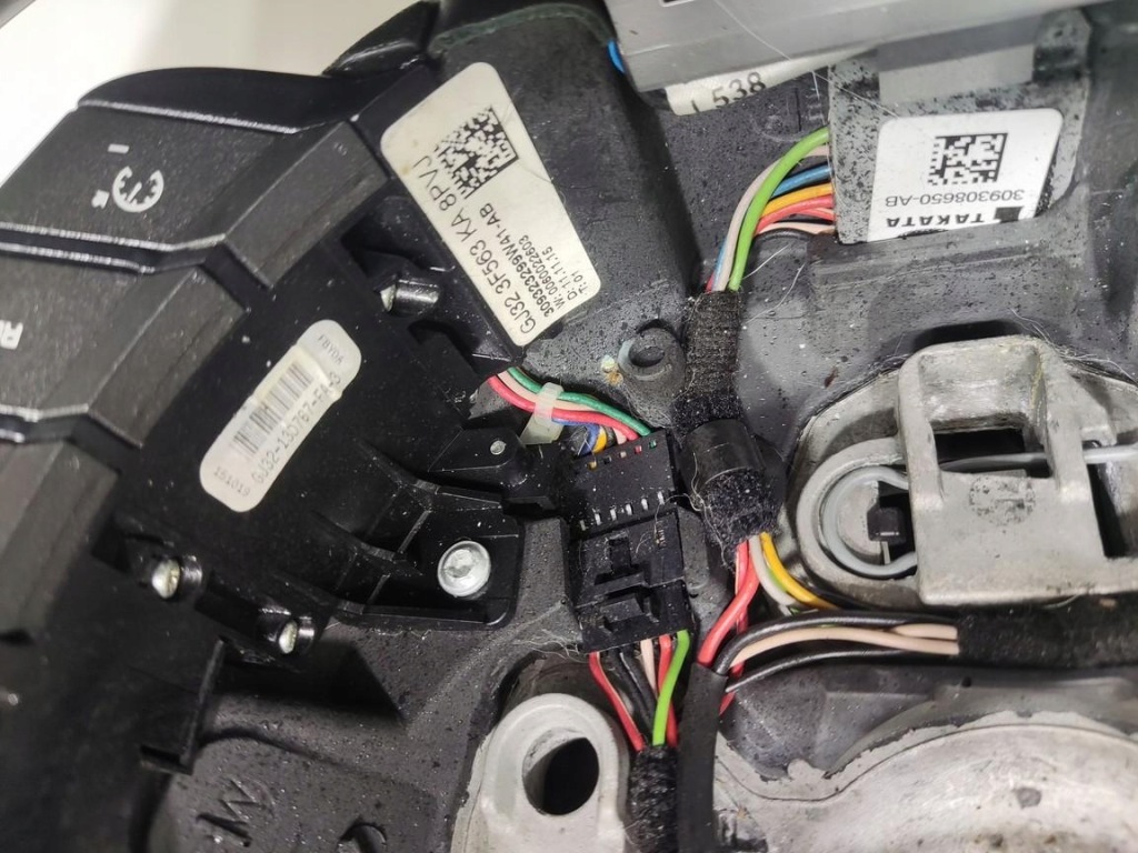 Руль мультифункция range rover evoque 1 l538 рестайлинг  15-18 gj32-3f563-ka Оригинал