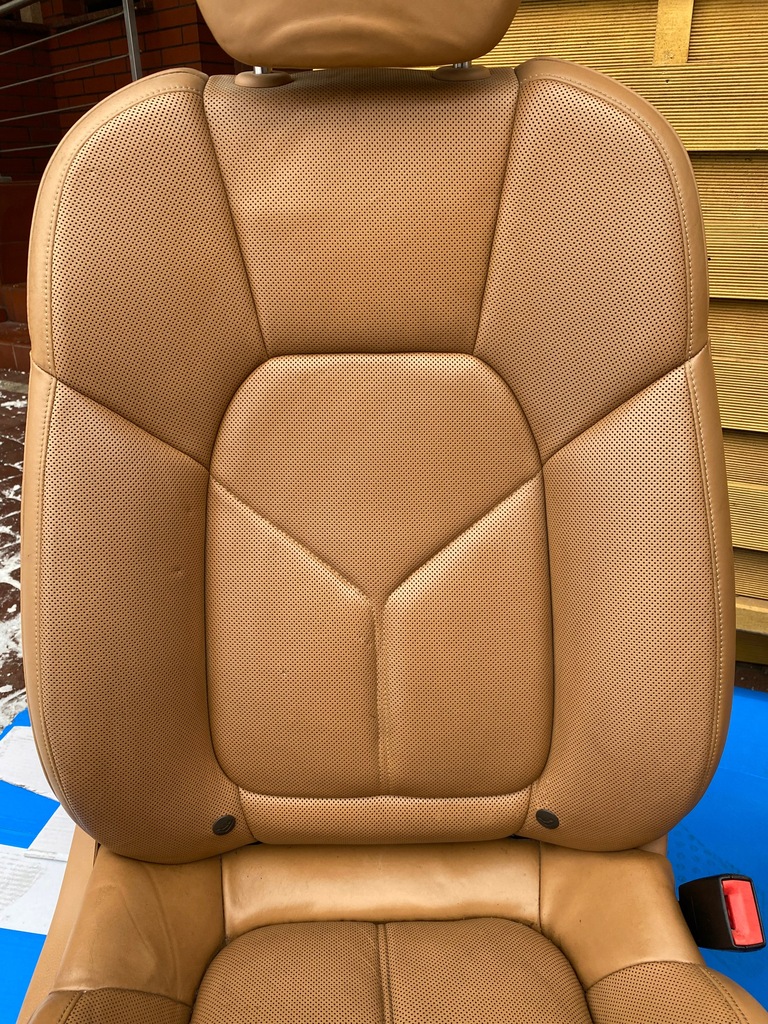 фото №5, Cayenne 7p5 4.8 сиденье водителя пассажира заднее сиденье задняя сиденья комплект espreso