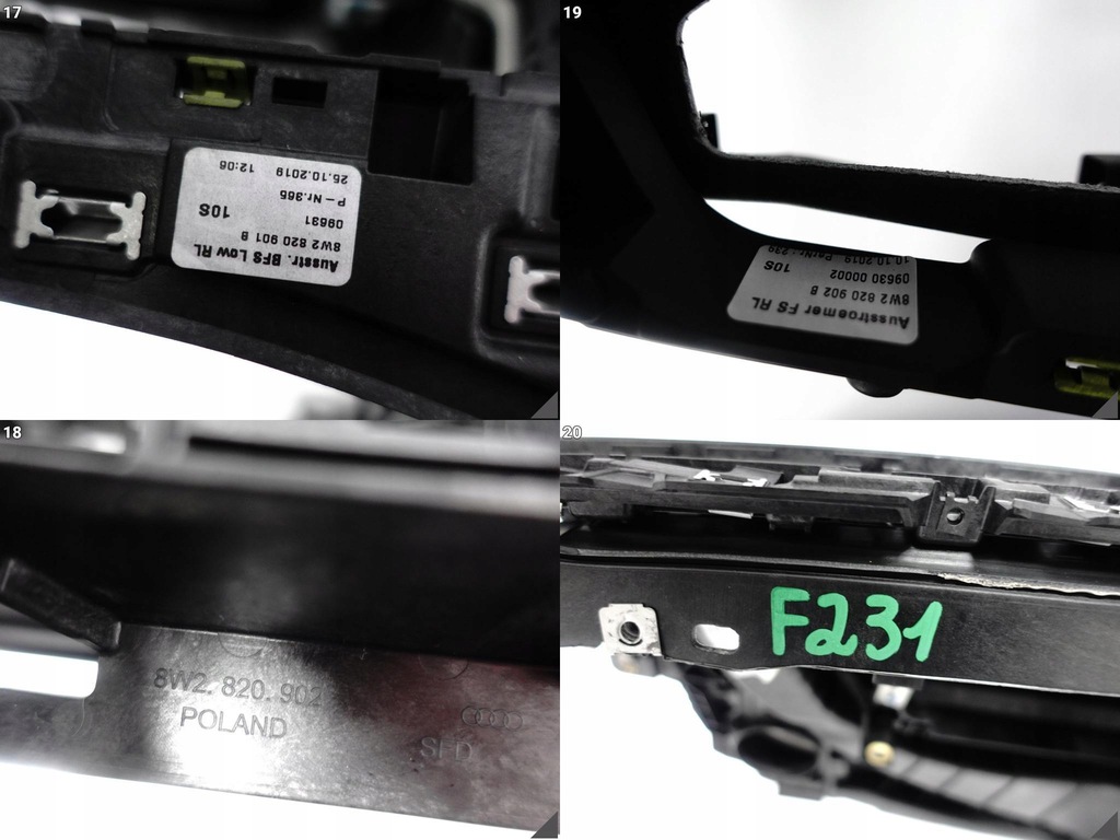 фото №12, Audi a5 s5 f5 8w6 8w2 a4 s4 8w0 b9 15- приборная панель приборная консоль 24a uk