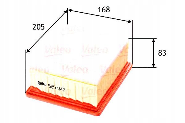 фото №1, Valeo 585047 фильтр воздуха
