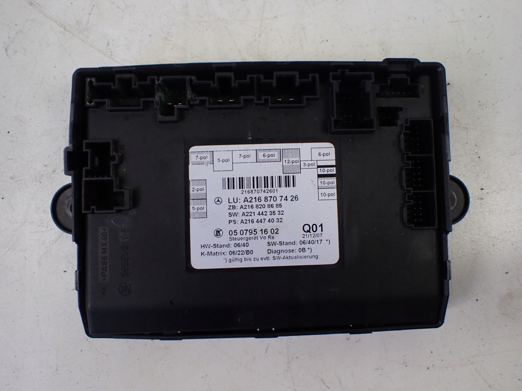 Купить Mercedes c216 модуль дверь правый перед a2168707426