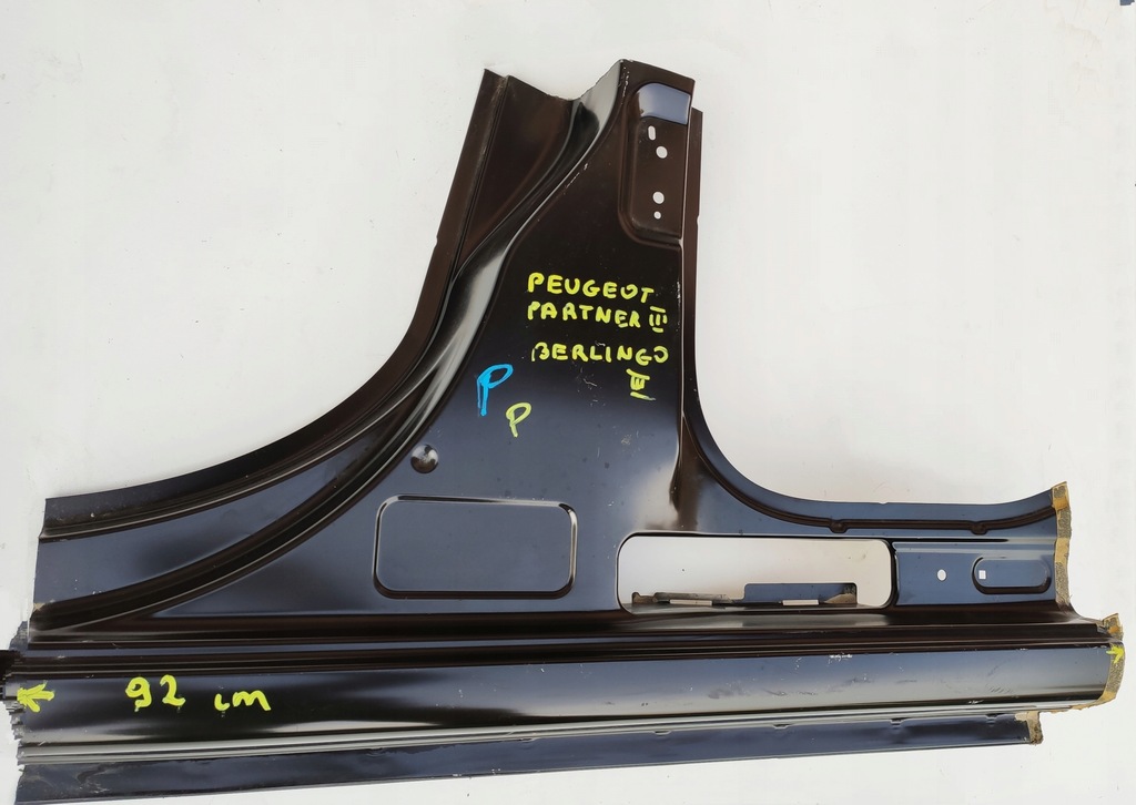 фото №1, Peugeot partner iii berlingo поріг лівий блок двигуна b