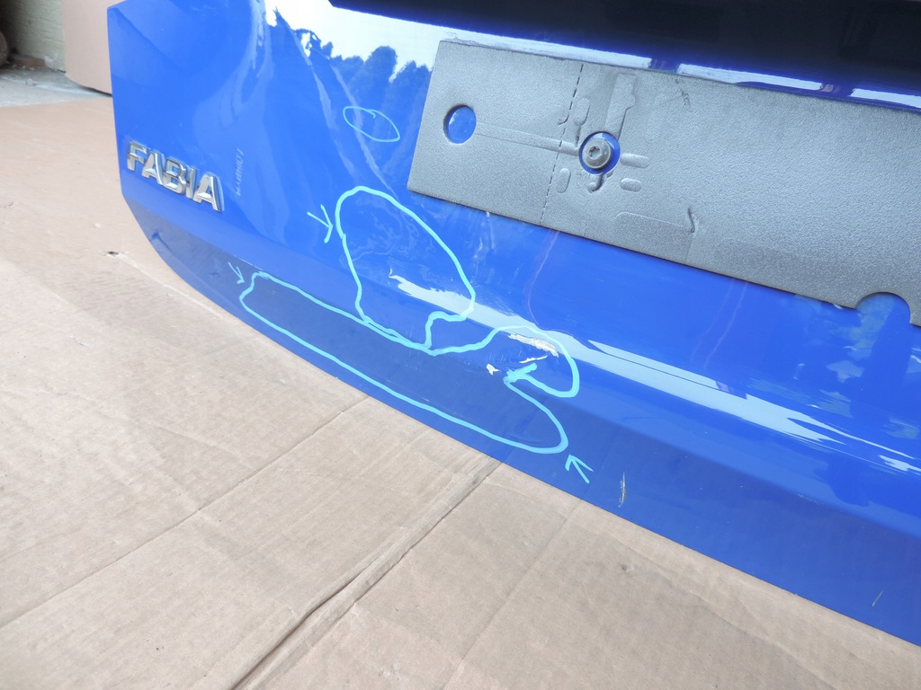 фото №7, Skoda fabia iv 6ve 2021 2022 2023 задняя крышка багажника