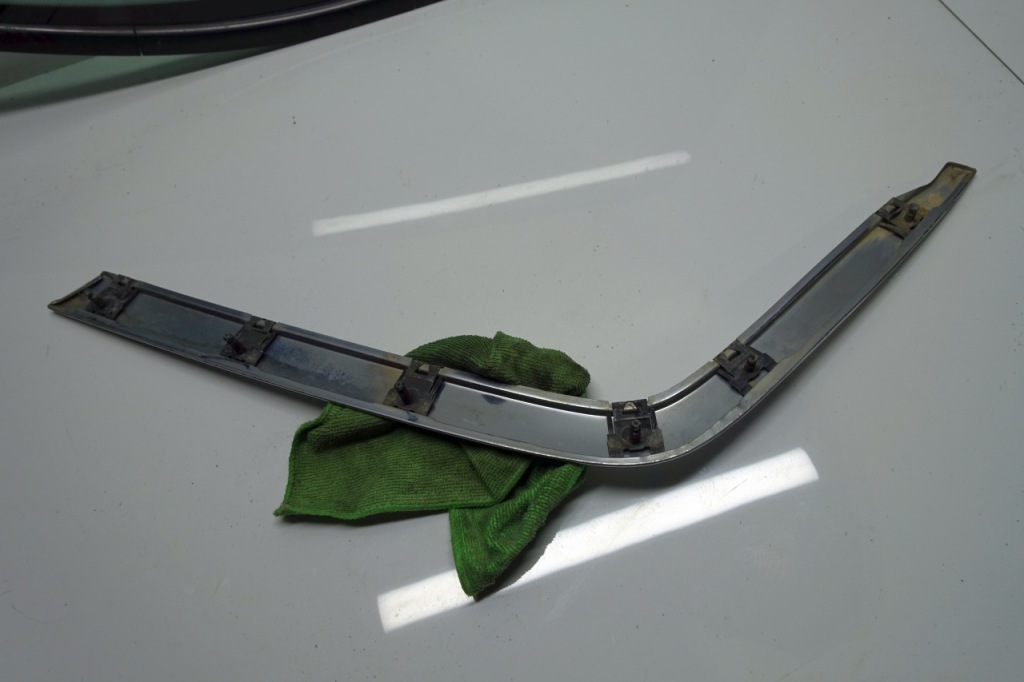 Mercedes w140 молдинг хром бампера правый перед правая передняя 91-94 в Украине