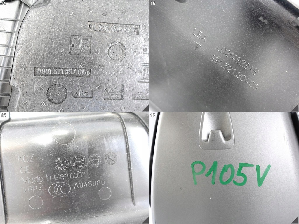 фото №12, Porsche 911 991 718 boxster 981 cayman 981c 982 11- спинка сидіння пасажира