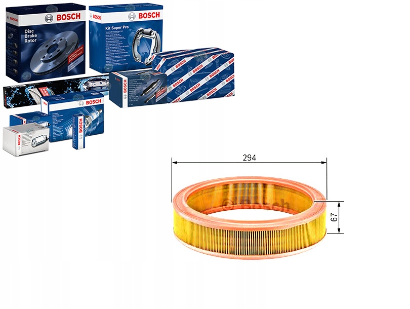 Купити Bosch фільтр повітря fiat seicento / 600 1.1 187