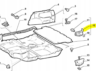 фото №7, Кришка лівий задня fiat palio оригінальний номер 716745614