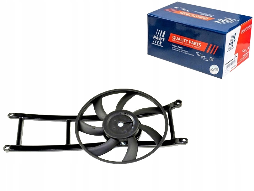 фото №1, Вентилятор радіатора fiat panda 03 1.1 fast