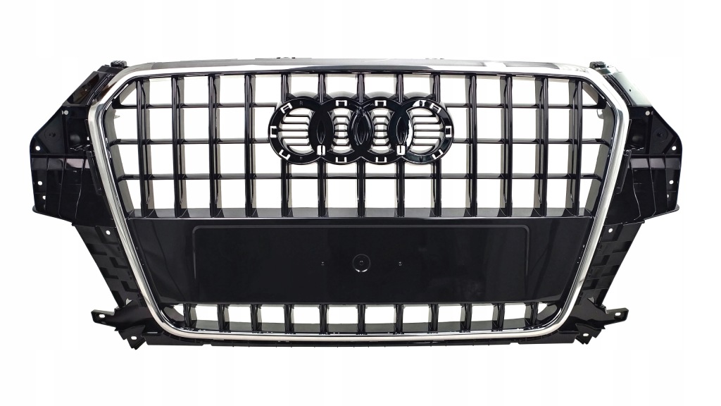 фото №1, Audi q3 8u 2011- решітка радіатора передня решітка радіатора срібляста середня хром