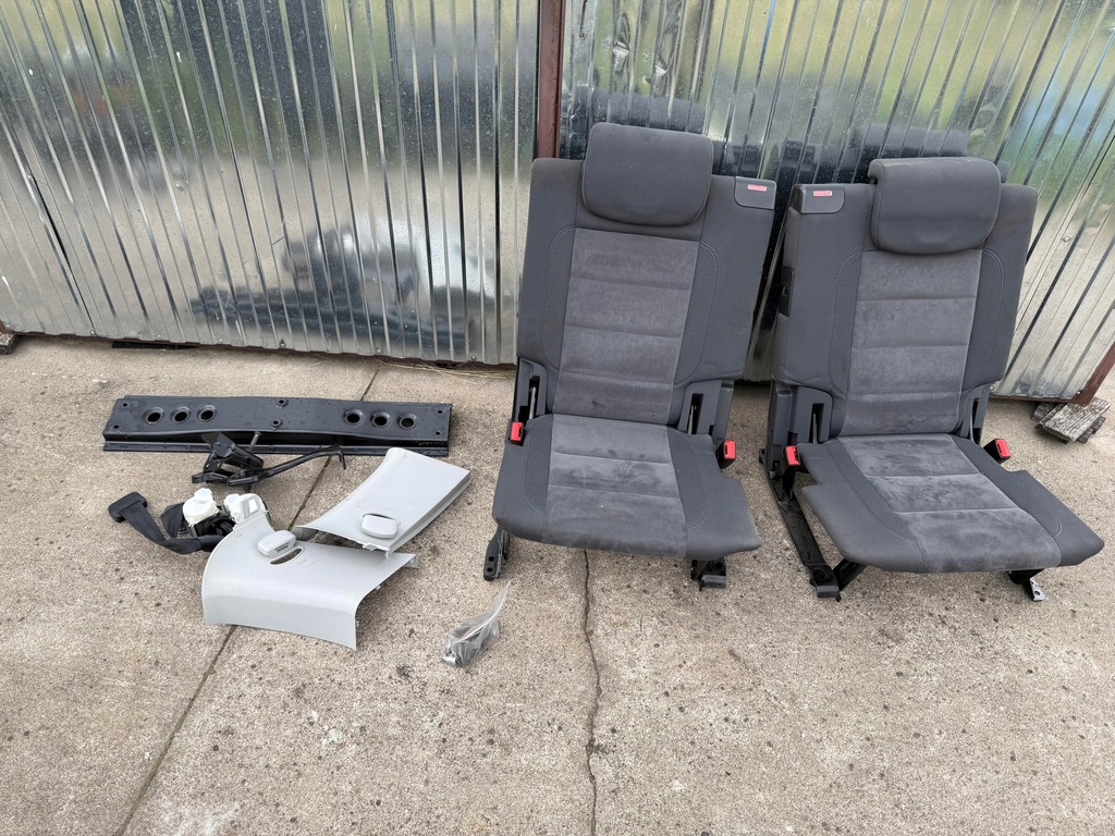 фото №2, Сидіння 3 ряд ремені kpl. touran 1t1 10-15 rok