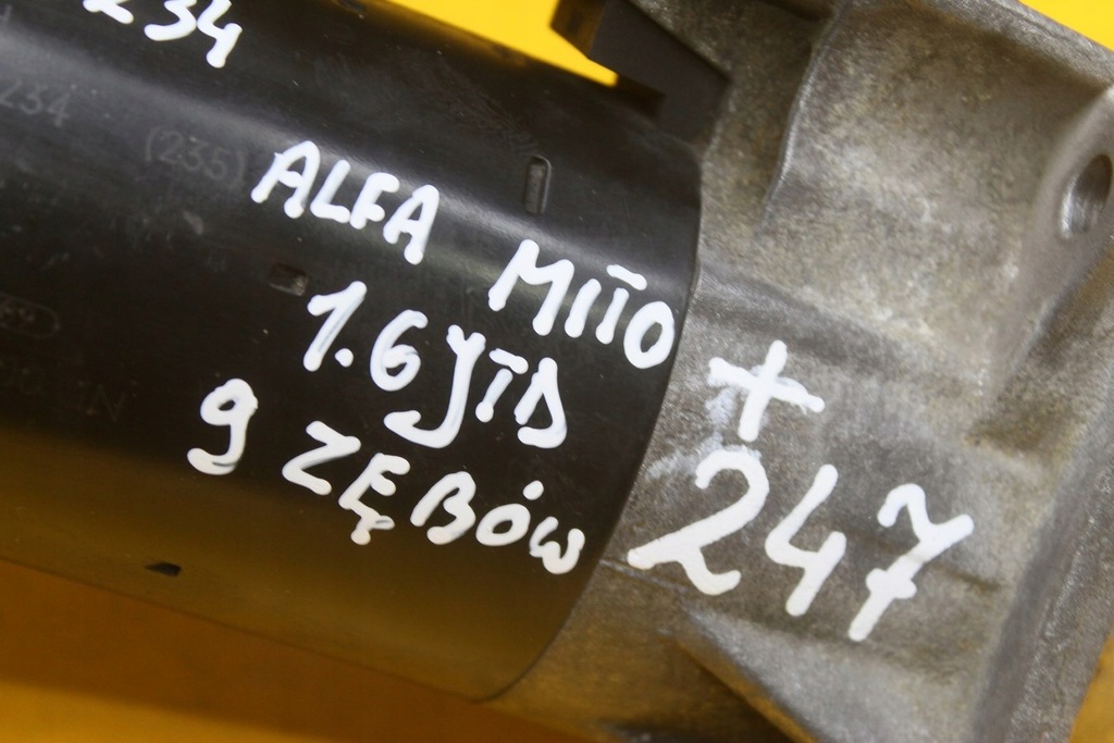 фото №7, Стартер alfa mito 1.6 jtd 0001108234 9 зубьев