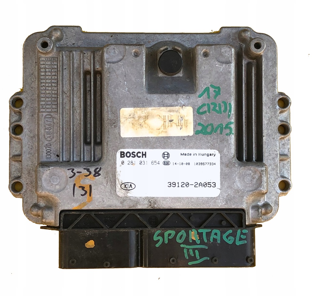 фото №1, Ecu kia sportage 1.7crdi 0281031654 39120-2a053
