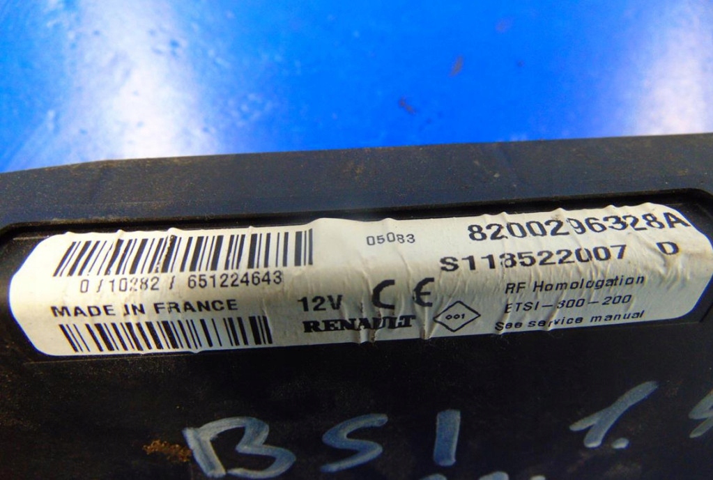 фото №6, Dacia logan 1.4mpi модуль bsi 8200296328a