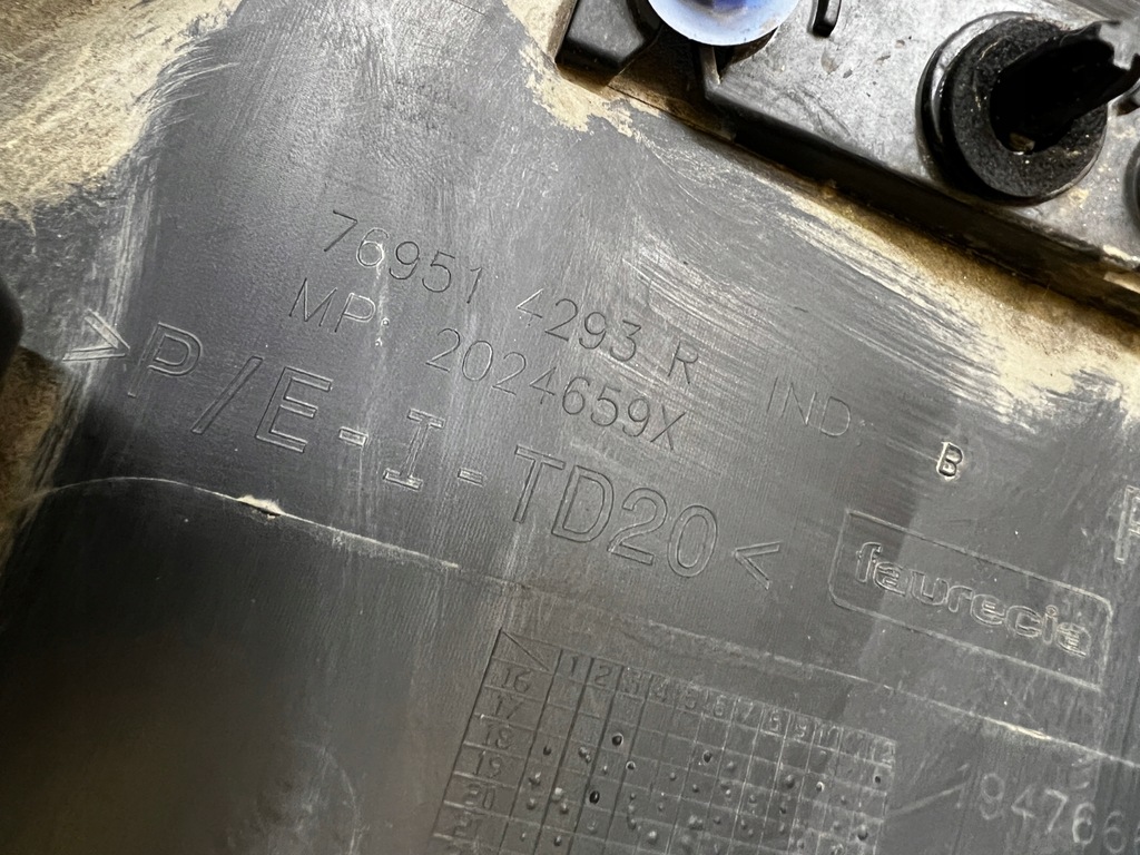 фото №14, Молдинг накладка поріг поріг права правий кріплення dacia duster ii 2