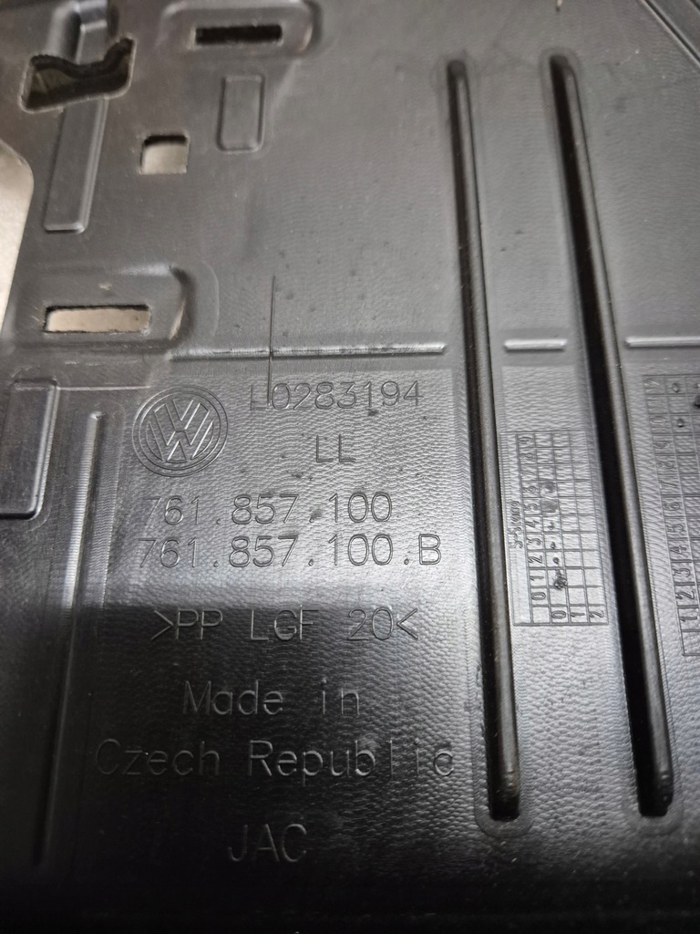 фото №7, Vw touareg iii 761 консоль bez head up touareg iii консоль оригинал