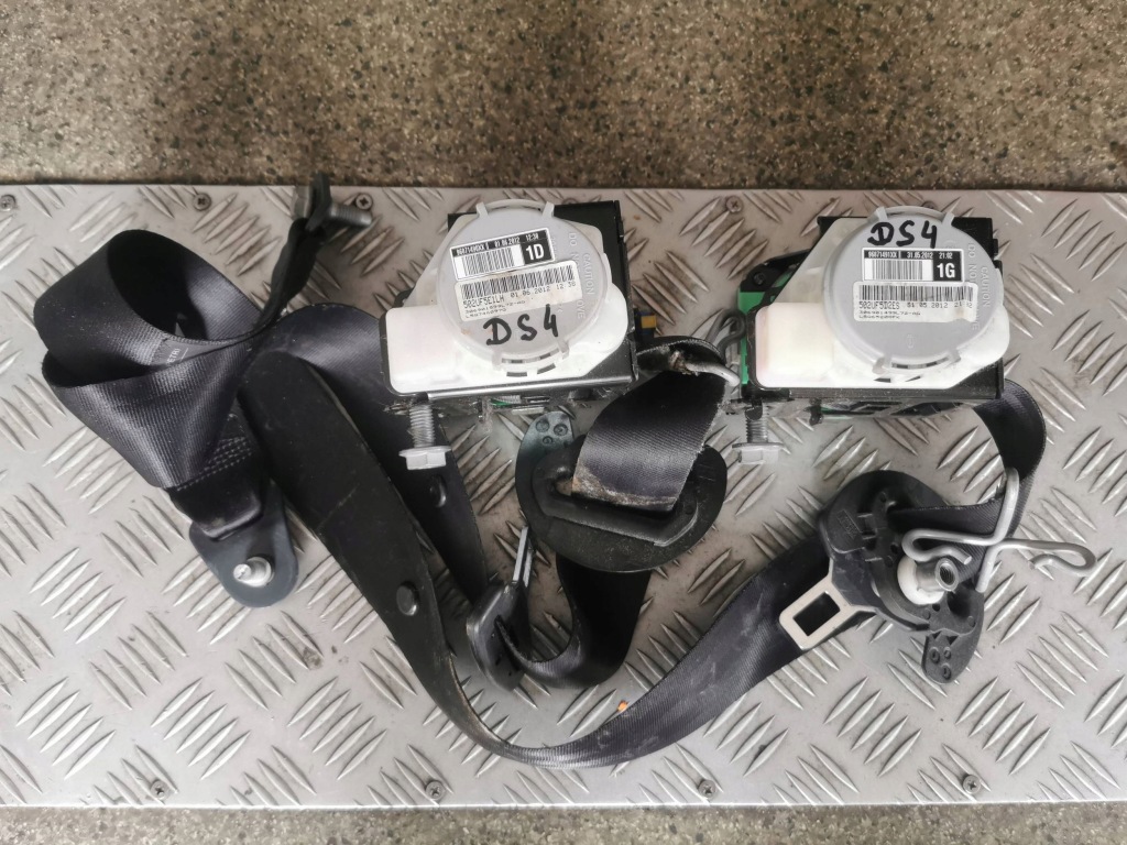 фото №1, Ремені безпеки лівий i правий перед citroen ds4 оригінальний номер 96871490xx/96871491xx