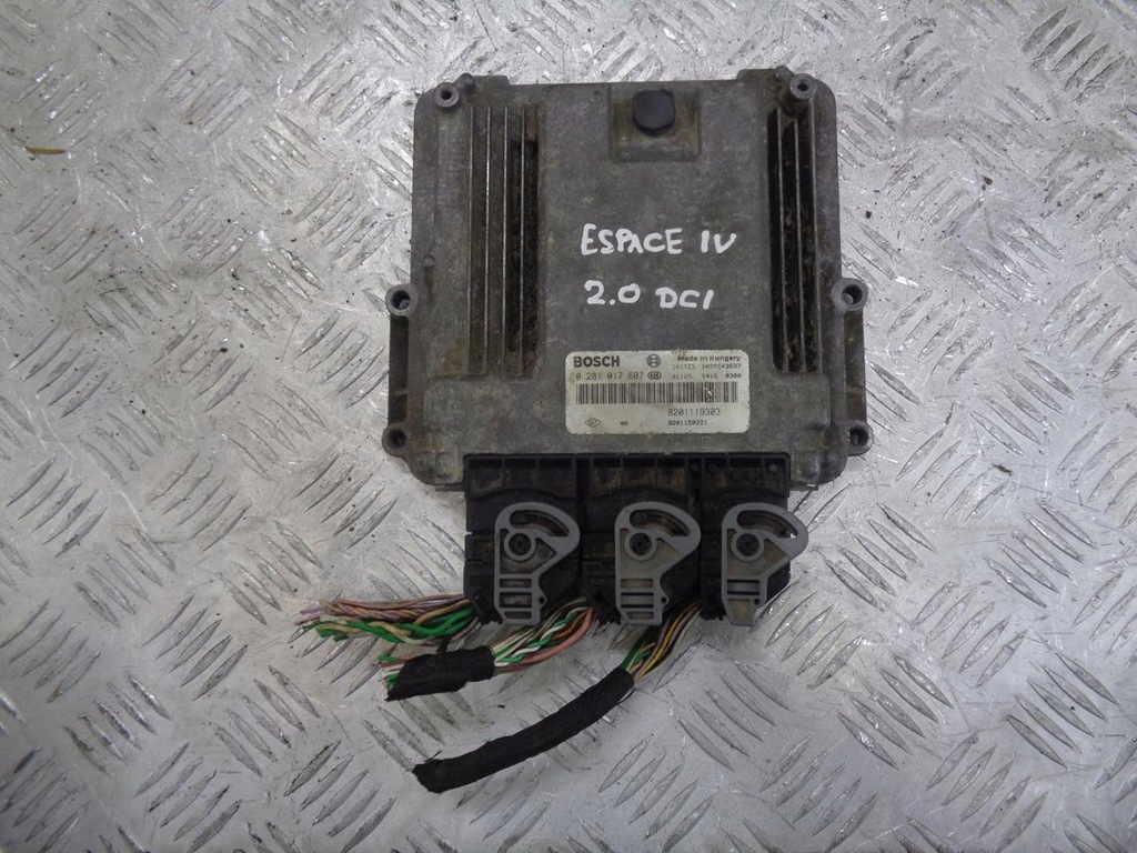 фото №1, Бортовой компьютер блок управления двигателя renault espace iv 2006- 2.0 dci 8201119303