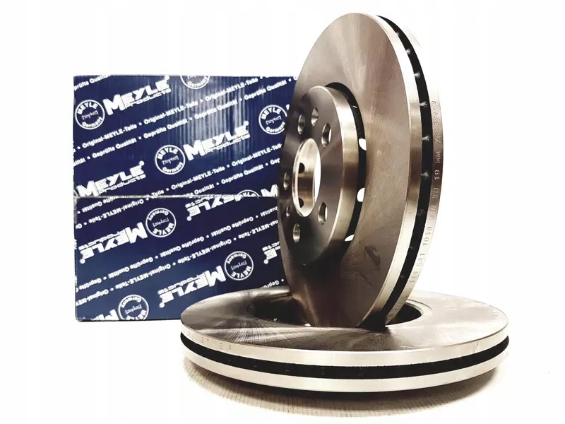 фото №3, Meyle тормозные диски + тормозные колодки перед vw fox polo 9n 6r