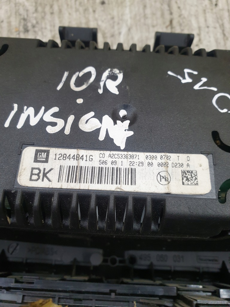 фото №6, Панель дисплей opel insignia a 12844841g