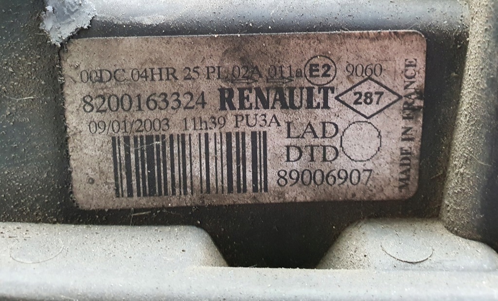 фото №6, Лампа правий перед laguna ii ксенон 8200163324