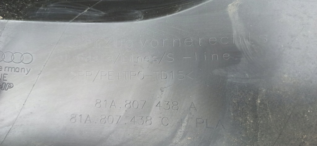 фото №12, Audi q2 2016- кутик бампера правий перед 81a807438a