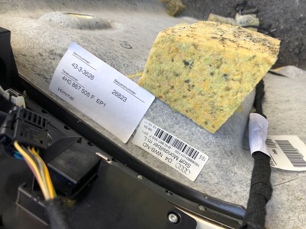 фото №5, Потолок стойки audi a8 d4 4h0867505f доставка