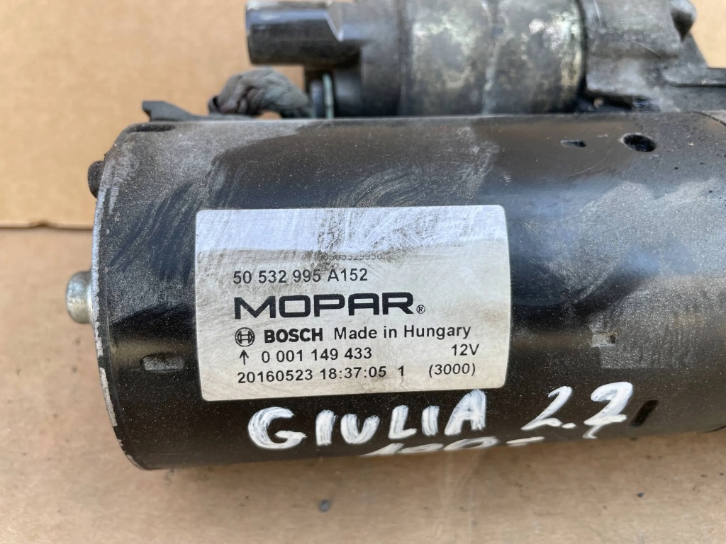 фото №3, Стартер alfa romeo оригінальний номер 0001149433