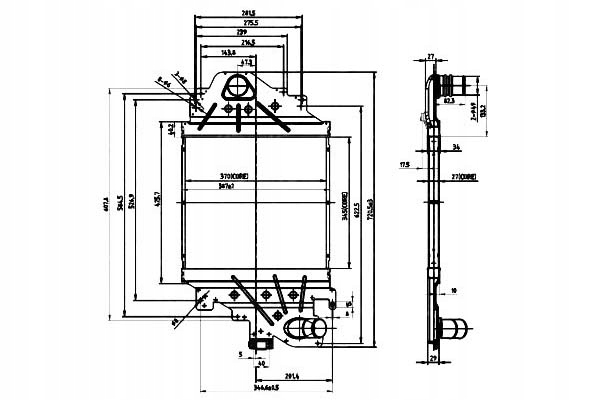 Інтеркулер renault clio 2 1,5dci 1,9dci nrf Ціна