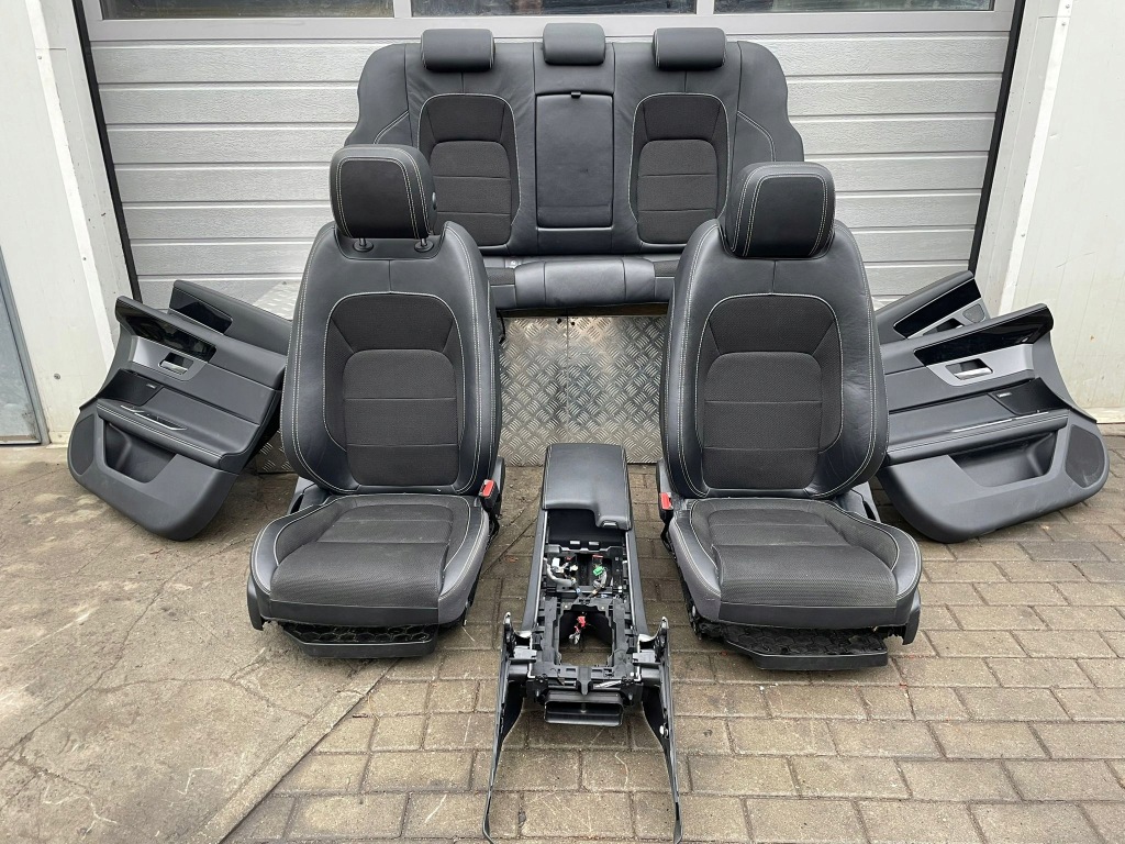 фото №1, Jaguar xf x260 r-sport сиденья сиденья полукожа eu. подогрев перед задняя