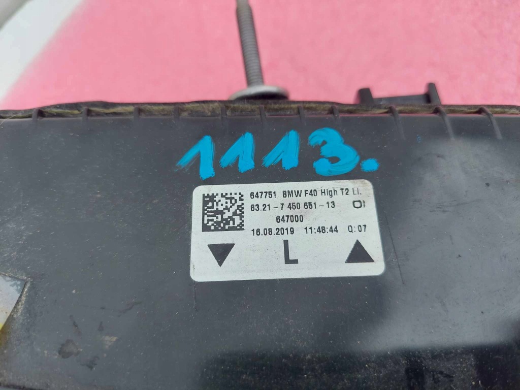 фото №7, Bmw 1 f40 лампа ліва задня задня w кришка