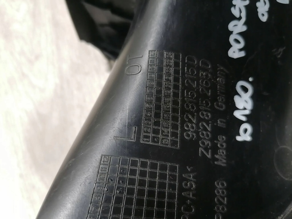 Porsche 982 корпус впуск левый 982815215d с Разборки