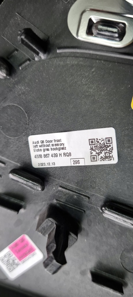 фото №12, Sq8 4m rsq8 q8 молдинг декоративная dekor дверь левый перед 4m8867439h rq8